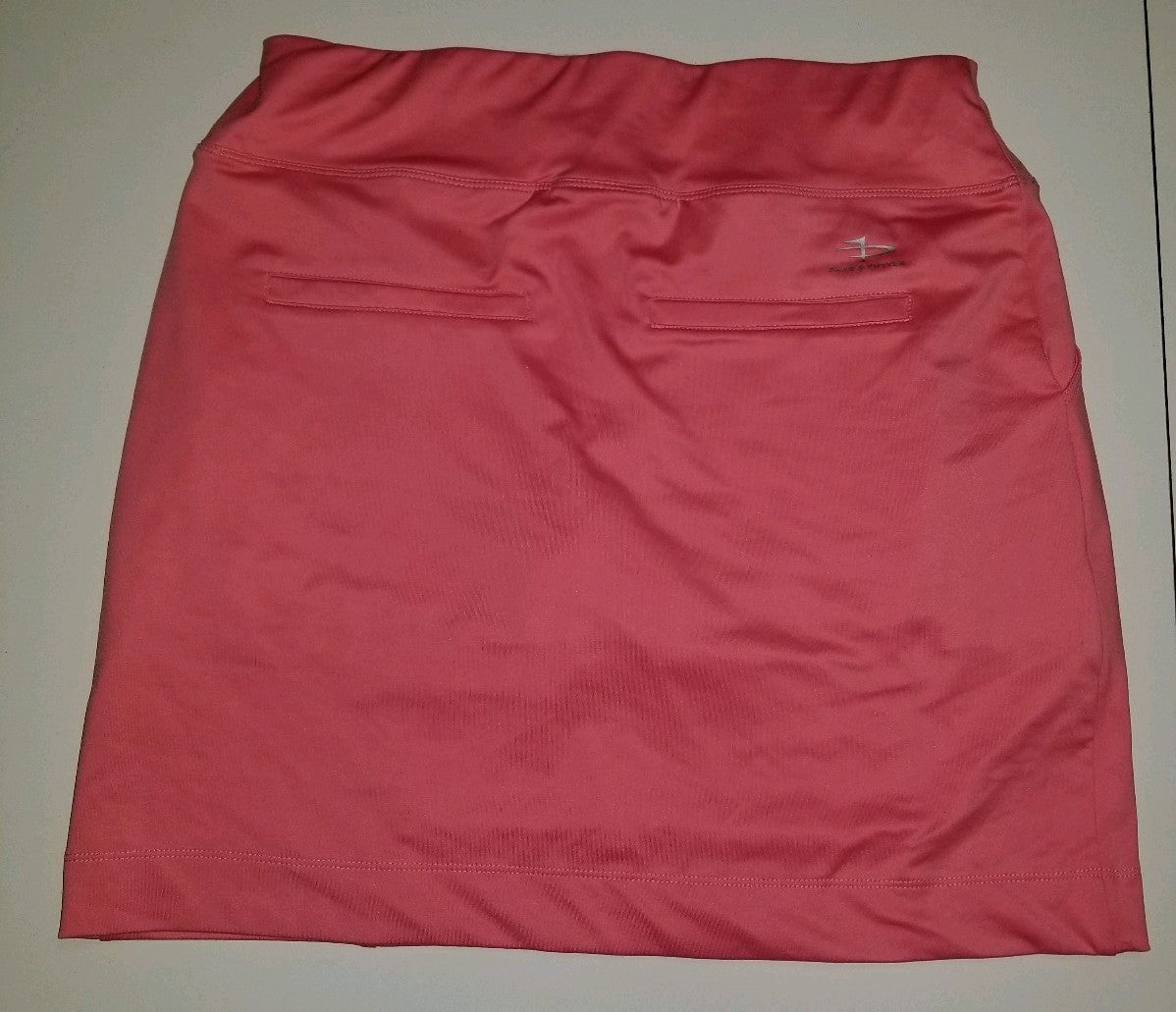 Women’s Pink Stretch Skort with Pockets and Built-in Shorts - Size S