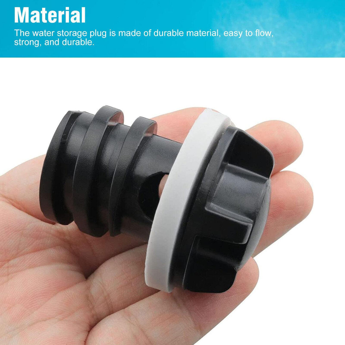 Leak-Proof Replacement Drain Plugs for YETI & RTIC Coolers - 2 Pack