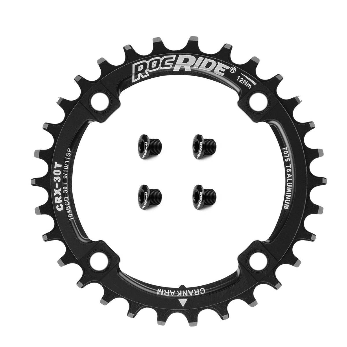Bicycle Narrow Wide Chainring 104 BCD for 9/10/11 Speed - 30T or 32T Options