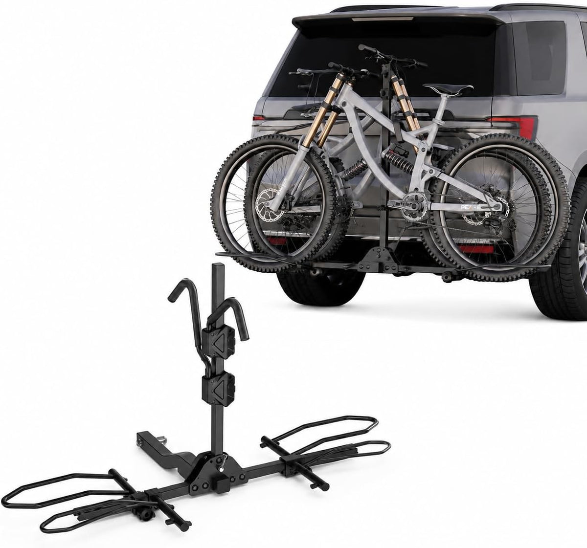 Heavy Duty Bike Hitch Rack for 2 Bikes 160LBS Capacity 2-Inch Receiver