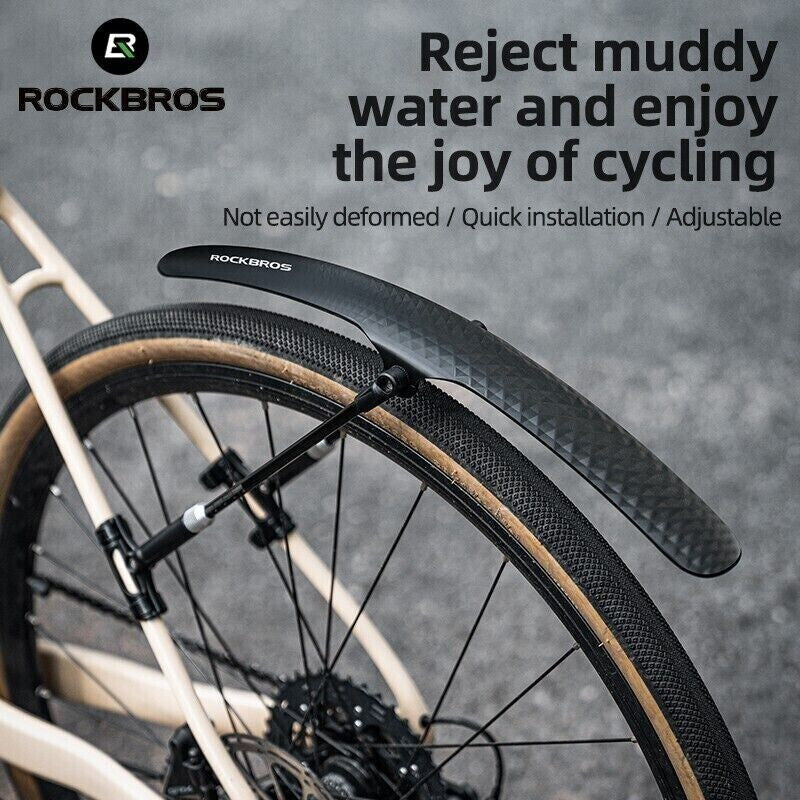 Road Bike Mudguard with Quick Release Dustproof Fender 700C Aluminum