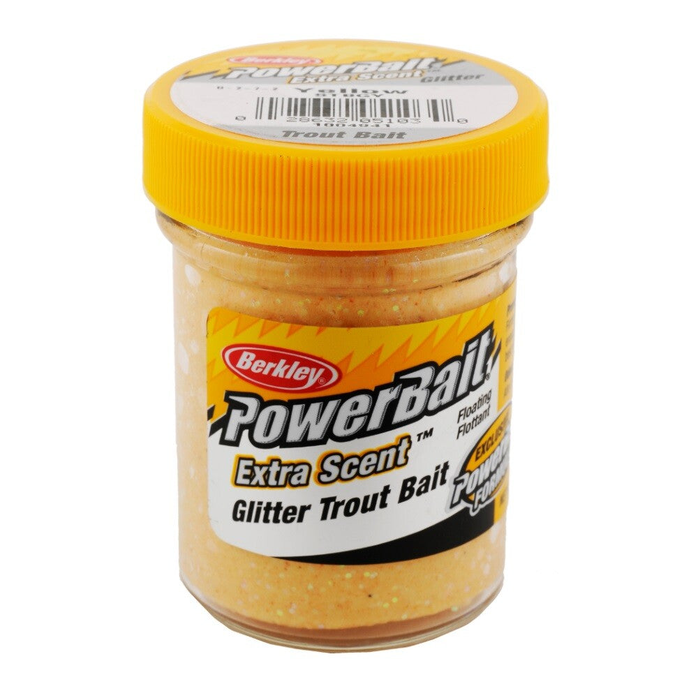 PowerBait Glitter Trout Bait Extra Scent 1.75 oz Multiple Colors