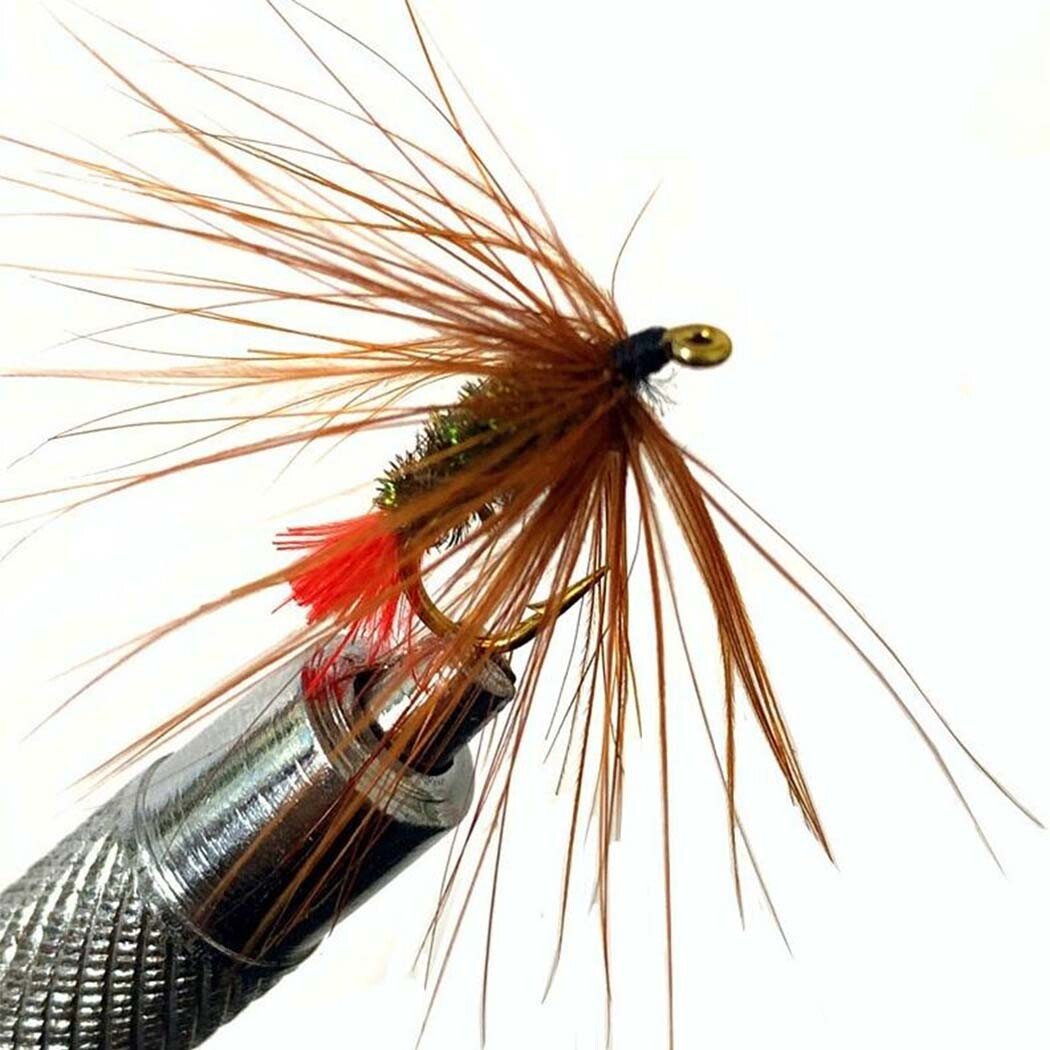 Fly Fishing Nymph Lure Set - Assorted Dry & Wet Flies for Trout & Bass