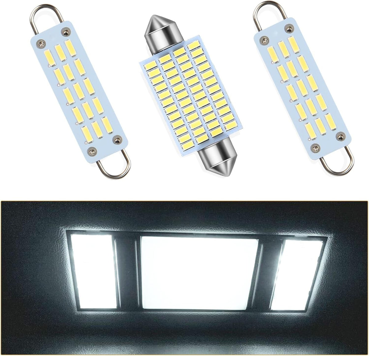 LED Interior Dome & Map Light Bulb Kit for Chevrolet Silverado 1988-1998