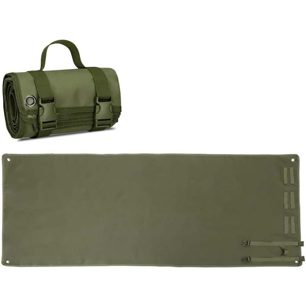 Tactical Prone Shooting Mat XL Non-Slip Roll-Up Range Accessory for Hunting and Training
