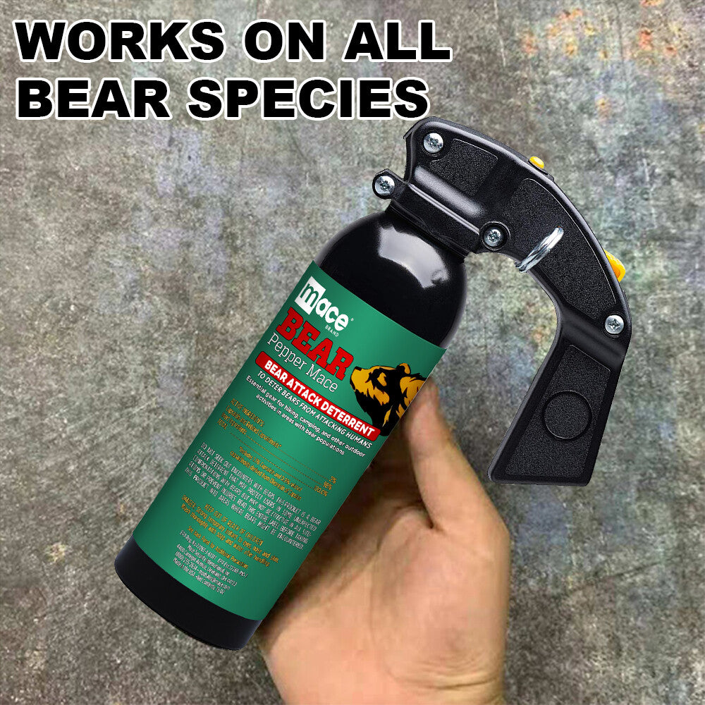 Bear Repellant Spray 16 oz with Safety Rack - Outdoor Self Defense