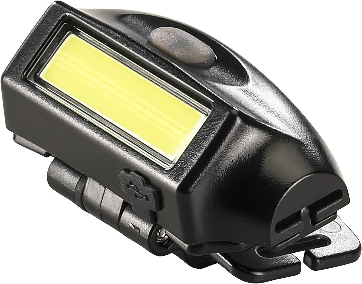 Rechargeable Headlamp with Color Band - USB Powered, Black