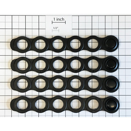 Bike Rack Strap 4-Pack for Yakima 5-Hole Systems - Compatible with Pre-2004 Racks