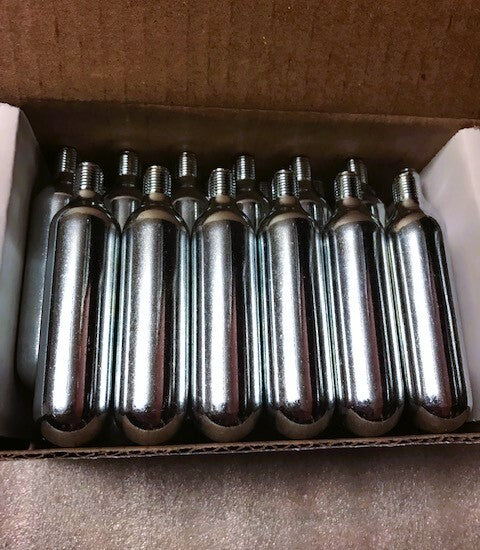 16g Threaded CO2 Cartridges for Bike Tire Inflation & Sports Equipment
