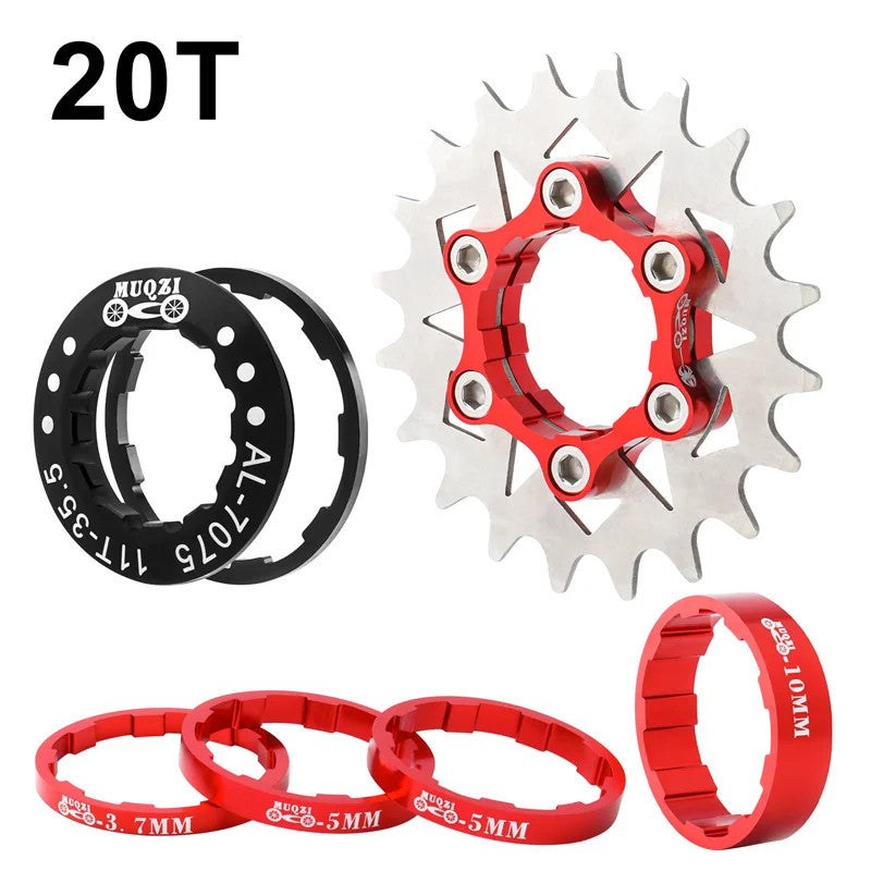 Single Speed Bicycle Cassette Cog 12T-22T Upgrade Kit for MTB & Road Bikes