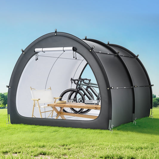Waterproof Outdoor Bike Storage Tent for 5+ Bikes - Foldable & Ventilated