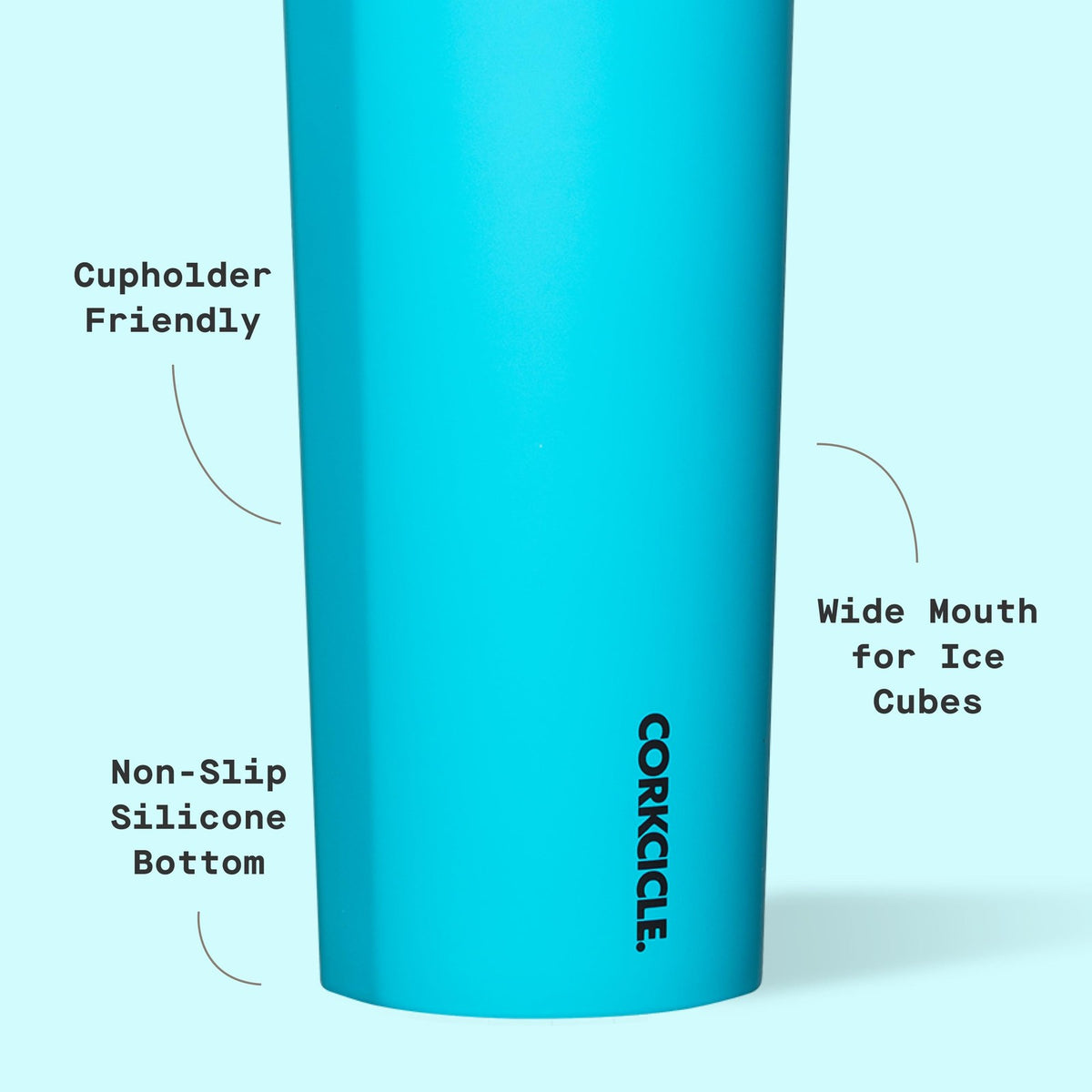 20 oz Insulated Stainless Steel Water Bottle - Triple Wall Cooler