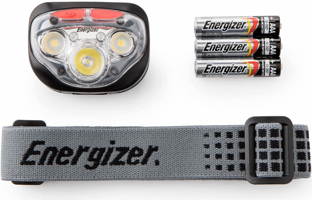 LED Headlamp Waterproof 400 Lumens Digital Focus Pivoting Emergency Light