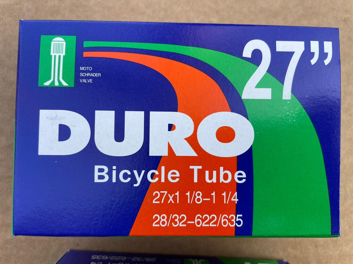 27 Inch Bicycle Inner Tubes with Schrader Valve - 2 Pack, 32mm
