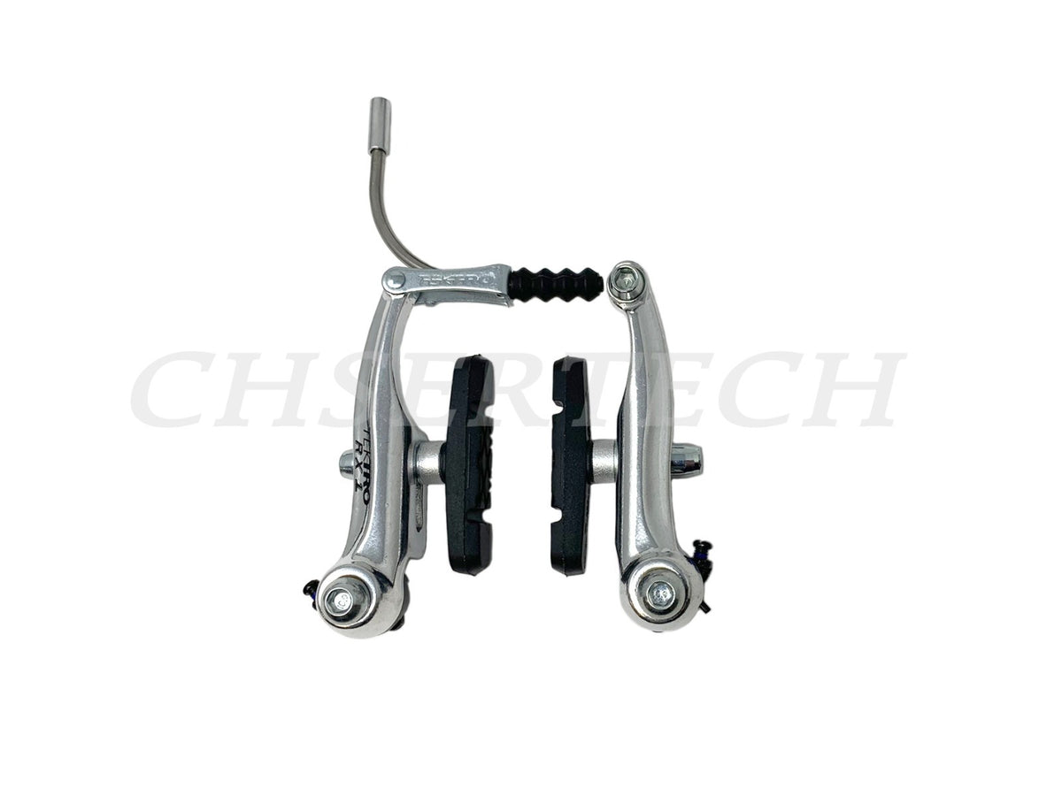Road Bicycle V-Brake Set - Silver Performance Brake System for Road Bikes