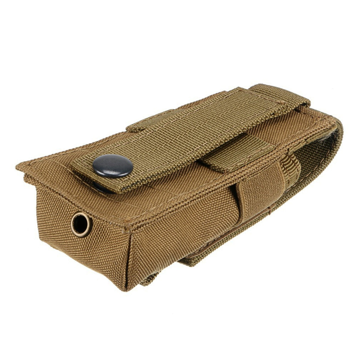 Tactical Molle Flashlight Holder Holster Pouch for Belt or Backpack