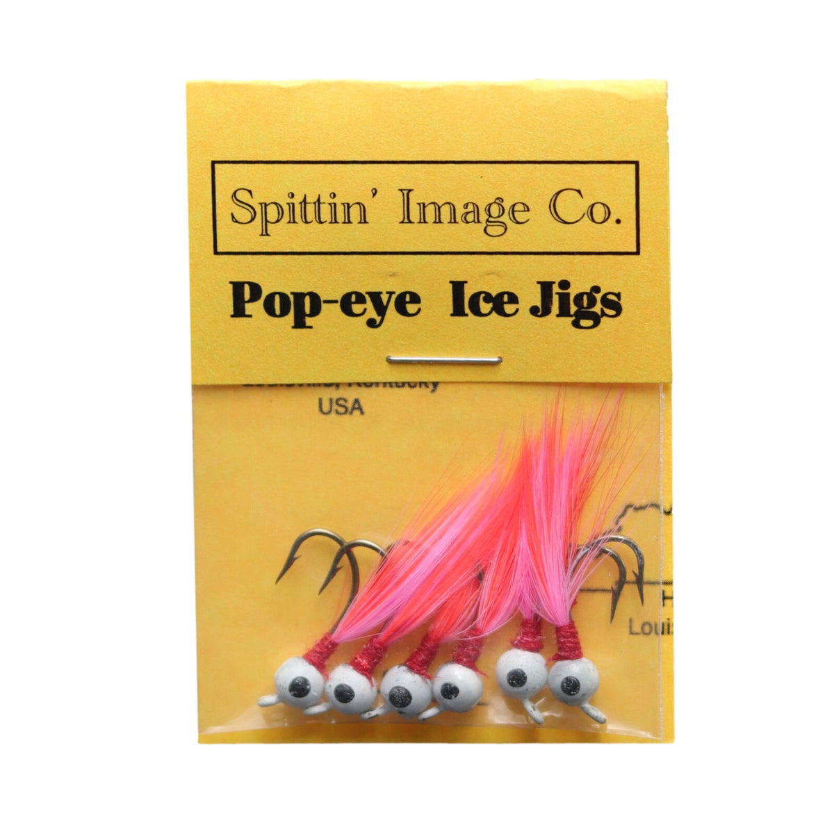 Artificial Fishing Jigs - 1/20 oz Flies with Hand Tied Feathers - 6 Pack