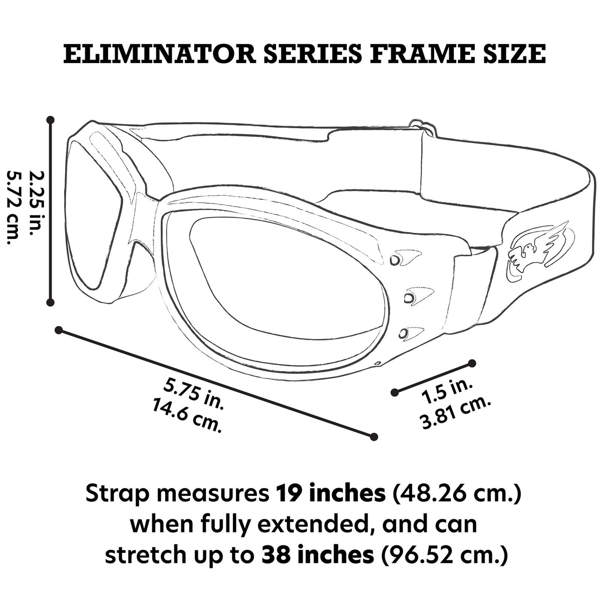 Motorcycle Goggles 2 Pack Black Frame with Clear & Mirror Lenses, Aviator Style