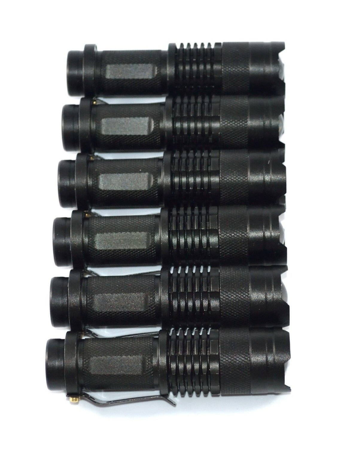 Mini Tactical Flashlight Pack - Focus Adjustable, 300 Lumens, Water-Resistant