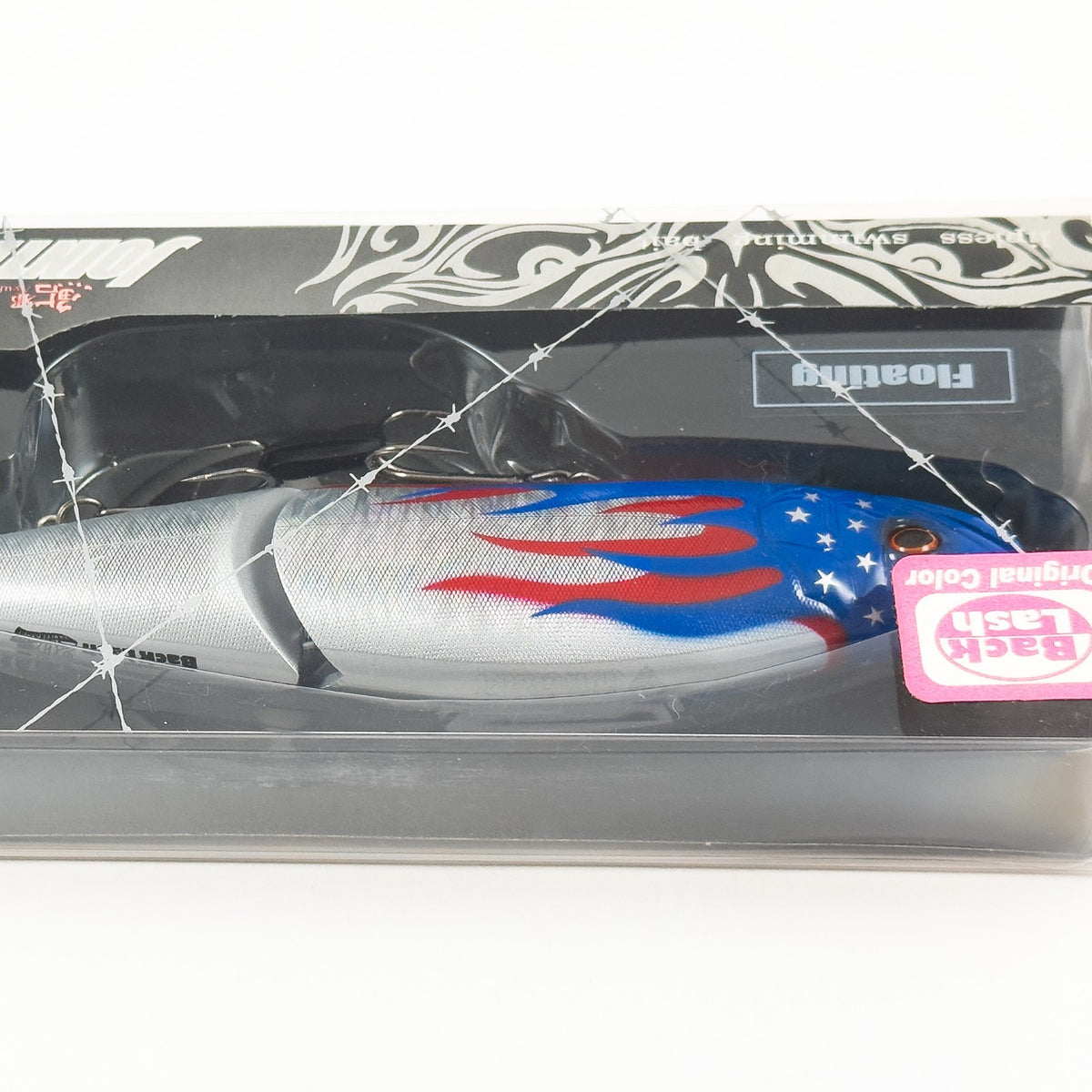 Floating Jointed Swimbait 178mm US Flag Color for Bass & Predatory Fish