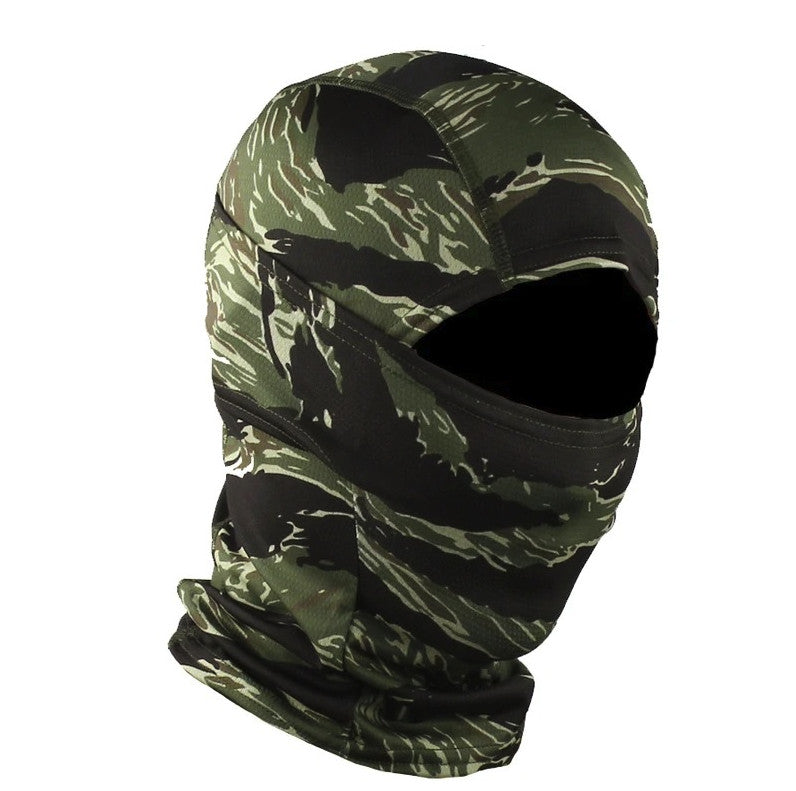 Full Face Camouflage Balaclava Mask for Outdoor Sports and Tactical Use