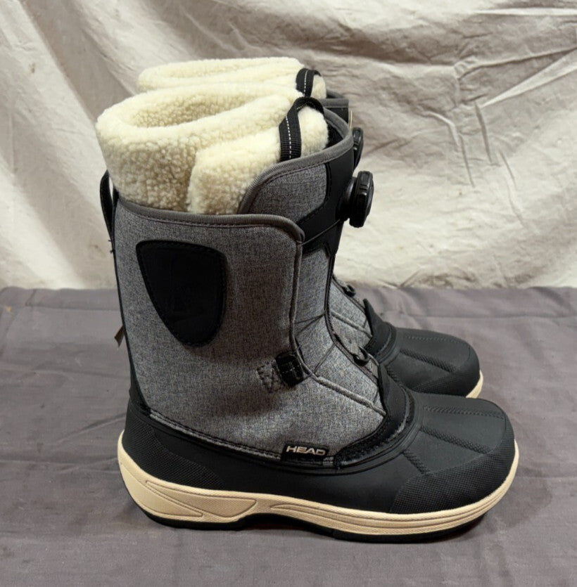 HEAD Operator Boa-Coiler Snow Sport Boots Gray US 8 EU 39 New