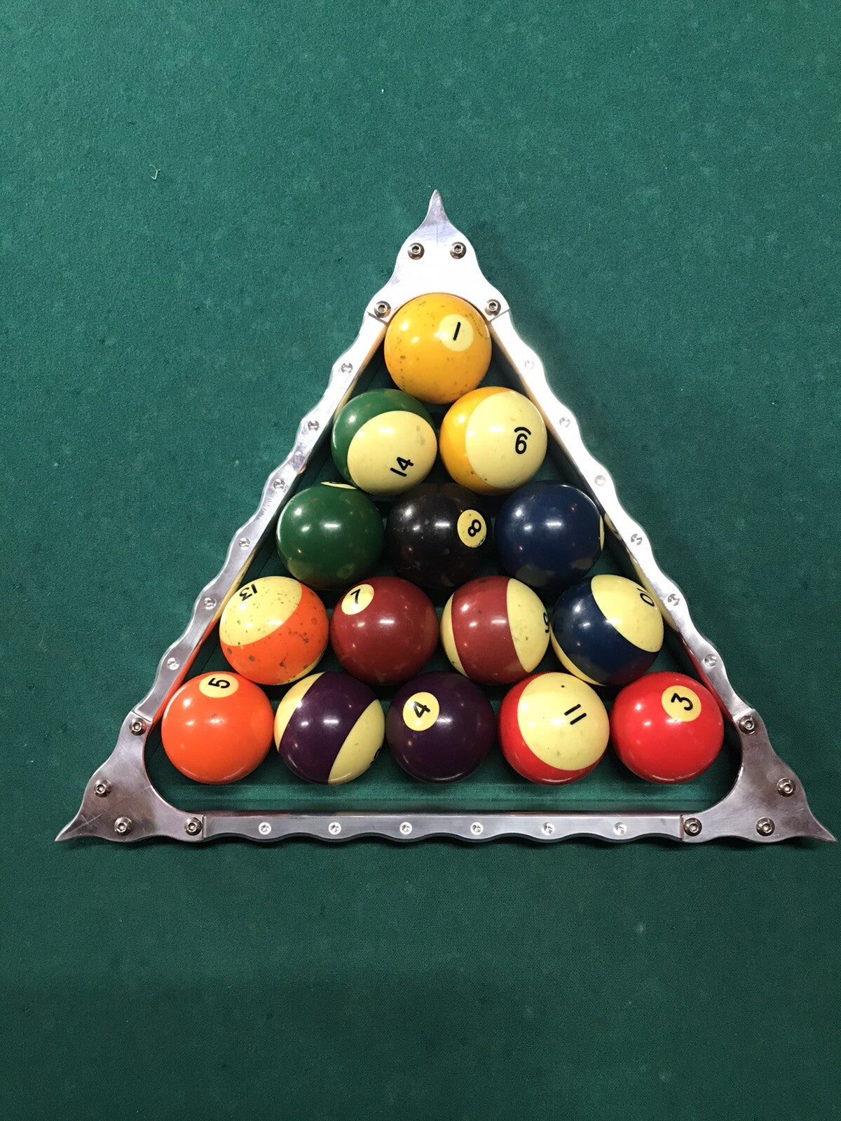 Billet Aluminum 15-Ball Pool Billiard Rack Triangle