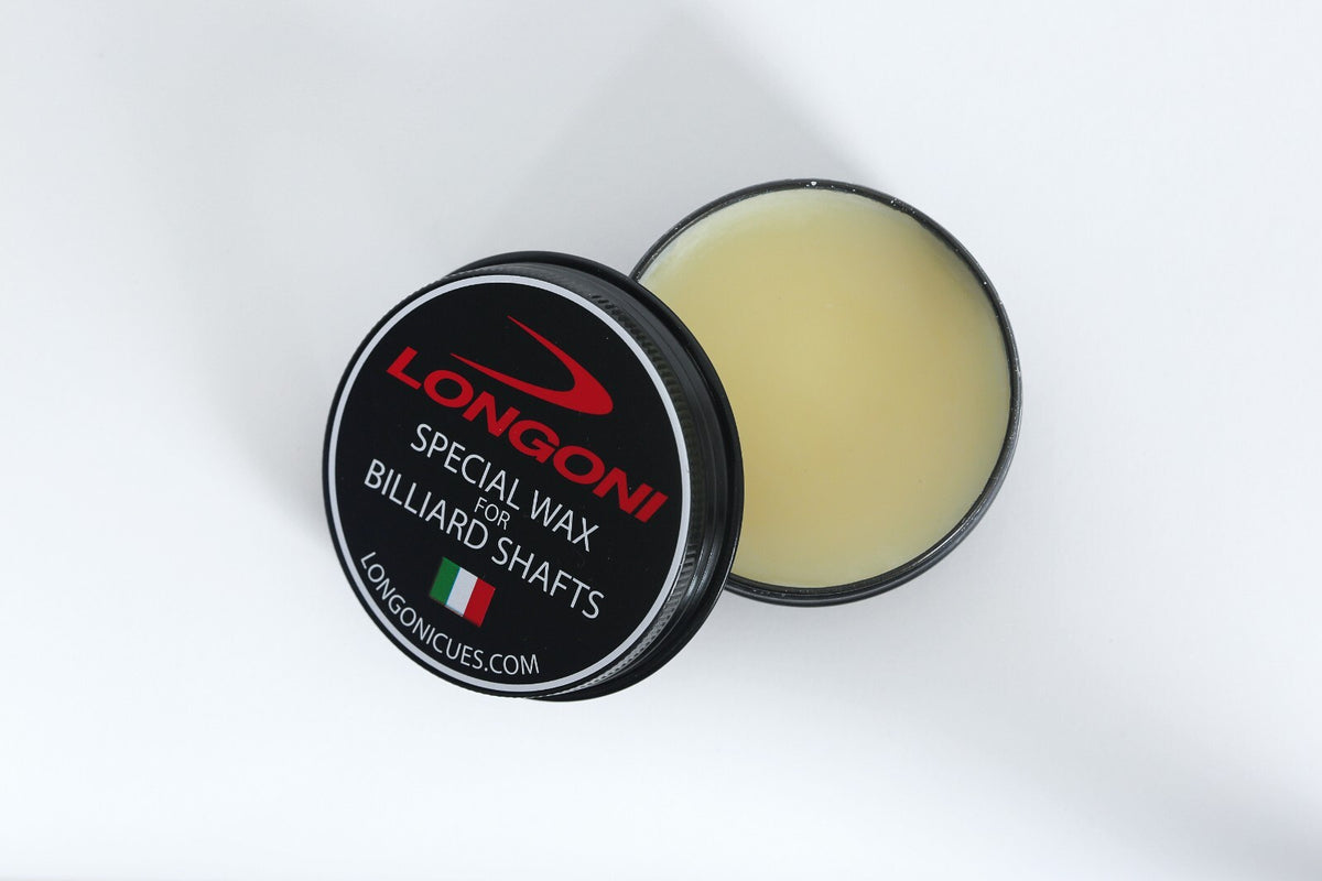 Special Wax for Wooden Billiard Cue Shafts - 1 oz, Longoni
