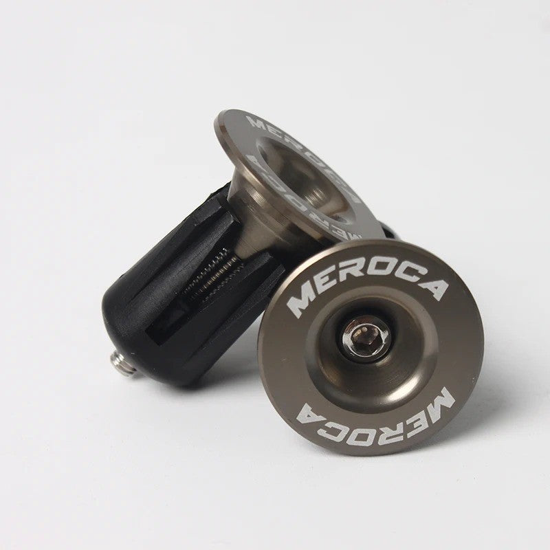 Aluminum Bicycle Handlebar End Plugs - MTB Road & Mountain Bike Caps