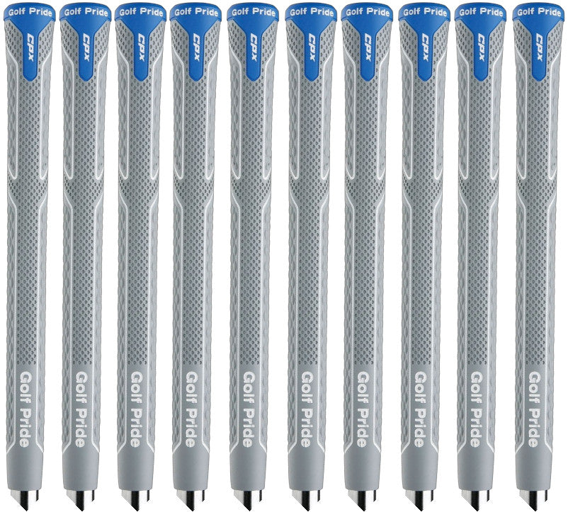 Golf Pride CPX Golf Club Grips Midsize Jumbo & Undersize Blue Gray