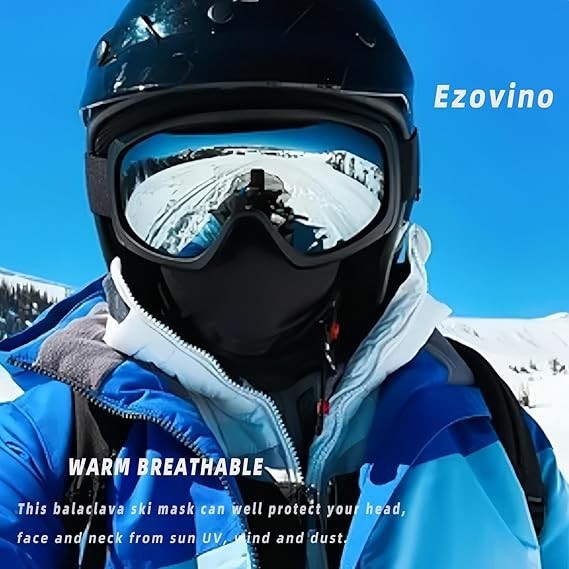 Unisex Thermal Face Mask 4 Pack for Winter Outdoor Sports & Activities