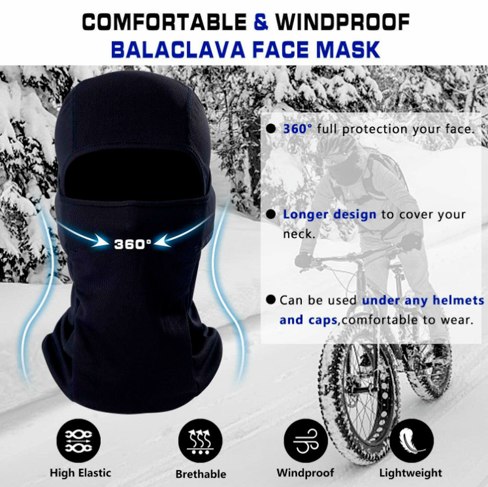 UV Protection Full Face Mask Balaclava for Ski Cycling Running Men Women