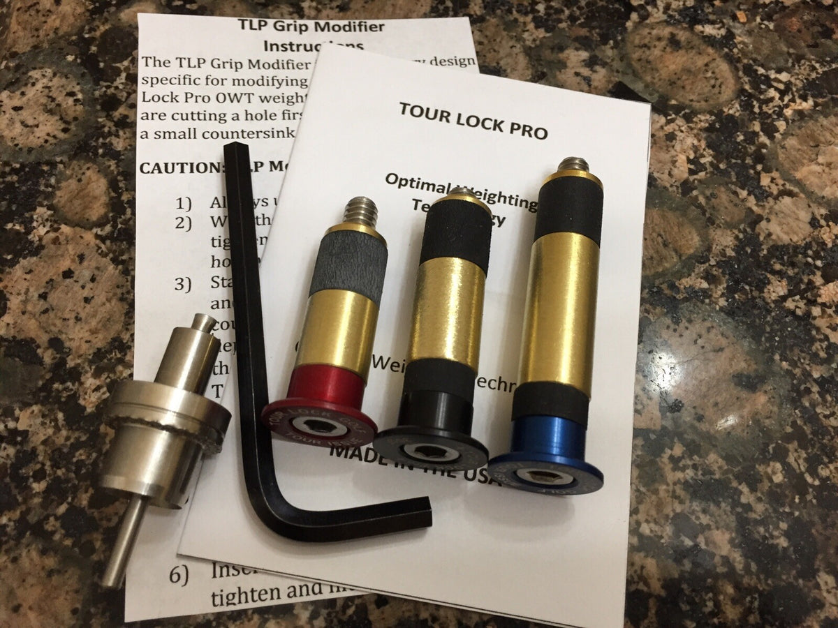 Golf Club Counter Balance Weights Set 20g, 30g, 40g with Tools & Manual