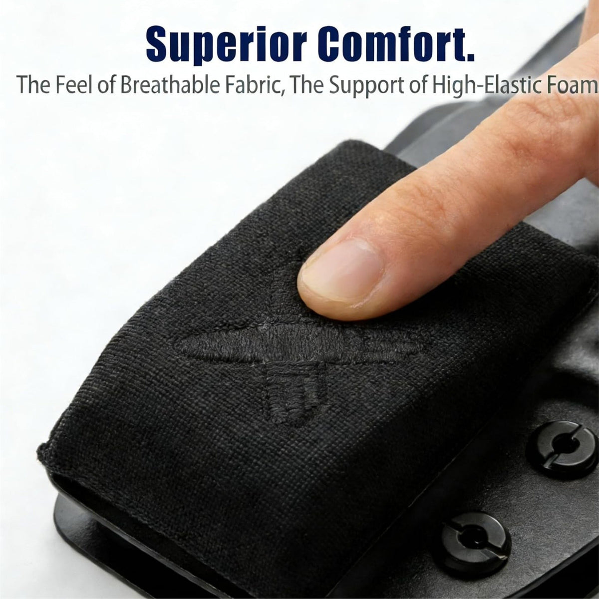Holster Wedge Kit for Concealed Carry - Skin-Friendly, Quick-Adjust, Comfortable Fit