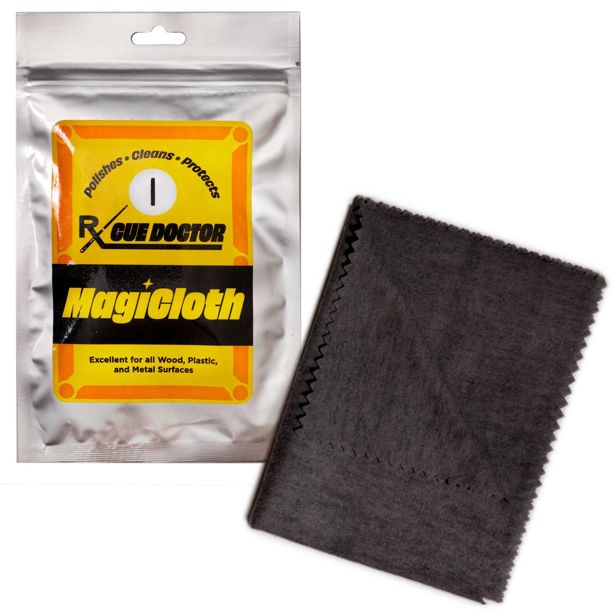 Cue Doctor MagiCloth Pool Cue Polishing Cloth with Silicone - 14 x 10.75 in