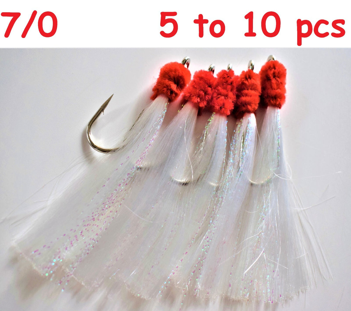 Fishing Shrimp Fly Rigs - Tied Hook Baits for Rockfish & Saltwater Fishing