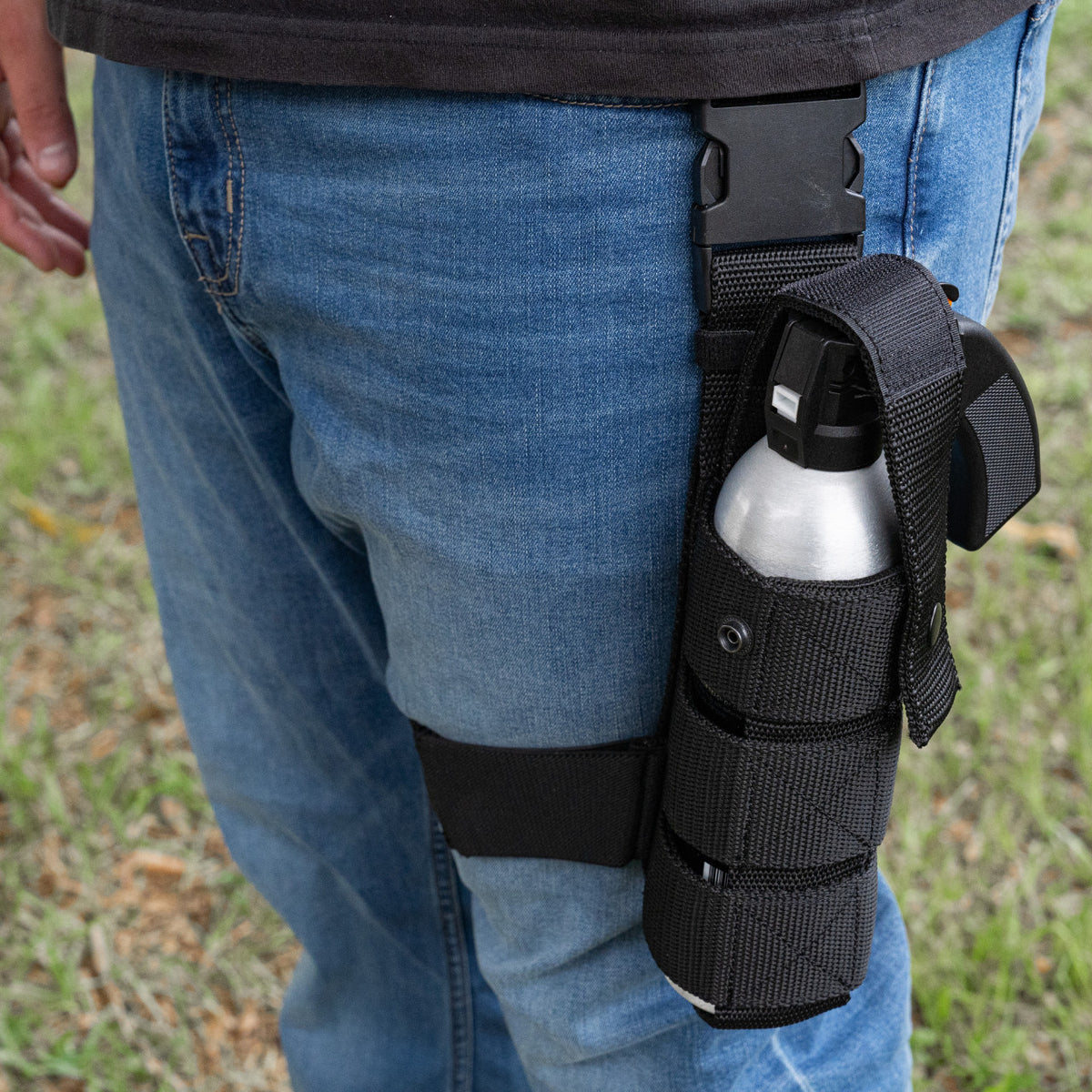Drop Leg Holster for Tactical Gear - Heavy Duty Ballistic Nylon Adjustable Fit