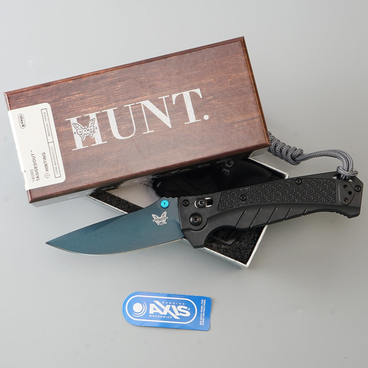 Folding Knife with CPM MagnaCut Blade and Gray Handle - EDC Pocket Knife