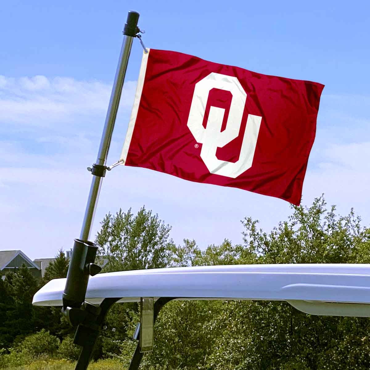 Oklahoma Sooners NCAA Golf Cart Flag - 12x18 Polyester, Officially Licensed