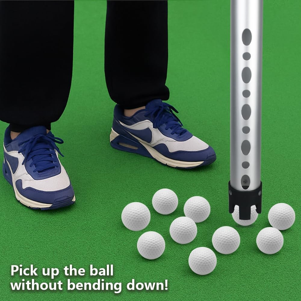 Golf Ball Retriever Aluminum Tube - Durable 34.8-Inch Pick-Up Device