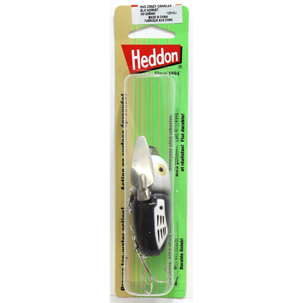 Heddon Tiny Crazy Crawler Fishing Lure - 1/4 oz Multiple Colors
