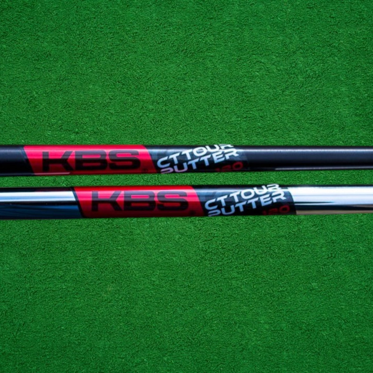 Golf Putter Shaft 38 Inch Straight Steel 124g KBS CT Tour-Black Matte or Chrome