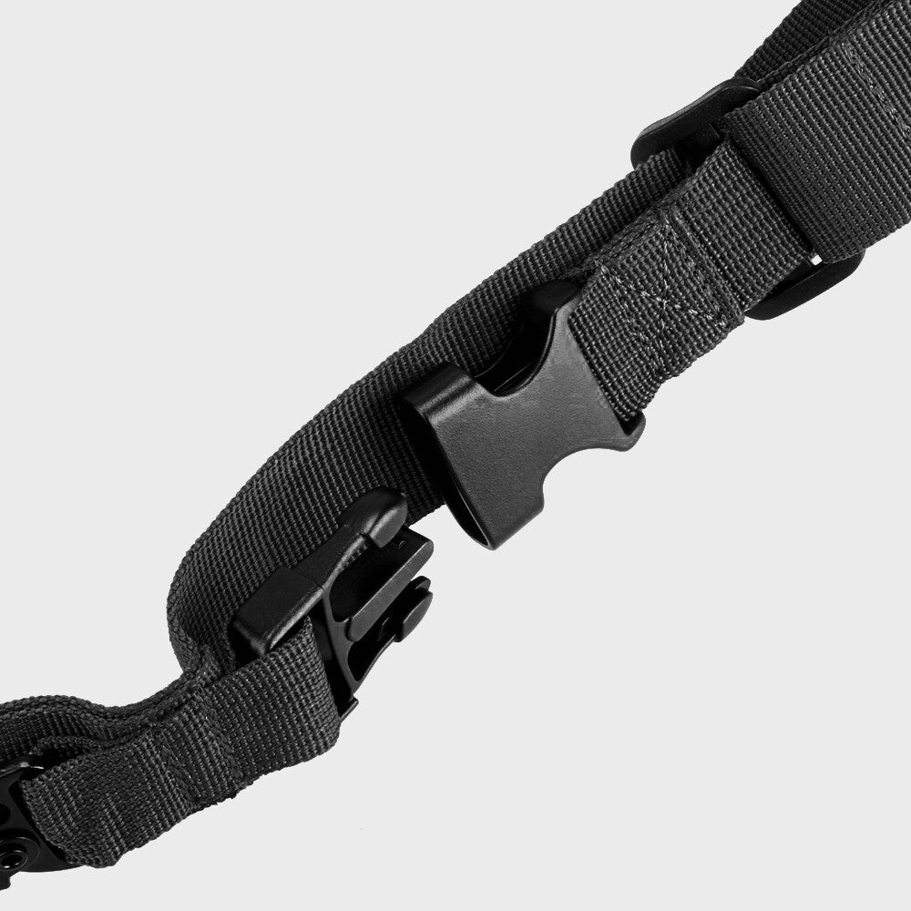 Adjustable 3 Point Rifle Sling with Quick Detach Mount Black Tactical Gear