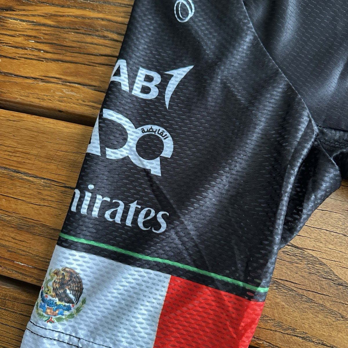 Men's Cycling Jersey with Quick-Dry Polyester, 3 Back Pockets, Full Zipper - Large 38"