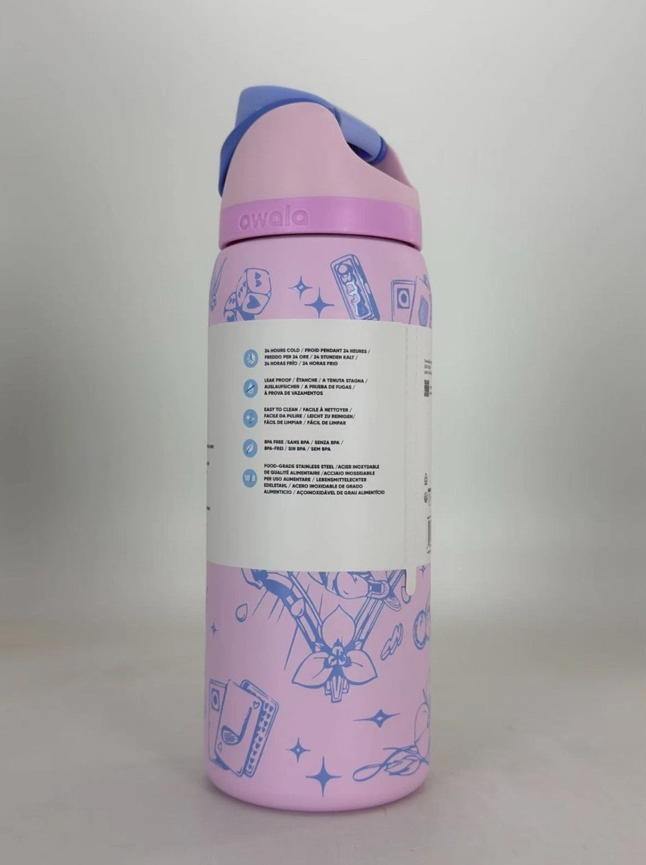 32oz Stainless Steel Water Bottle with Leak-Proof Lid Pink Cupid
