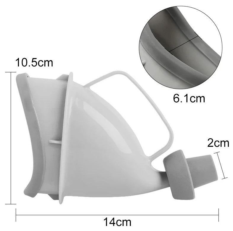Portable Unisex Urinal Funnel for Camping Travel Emergency Use