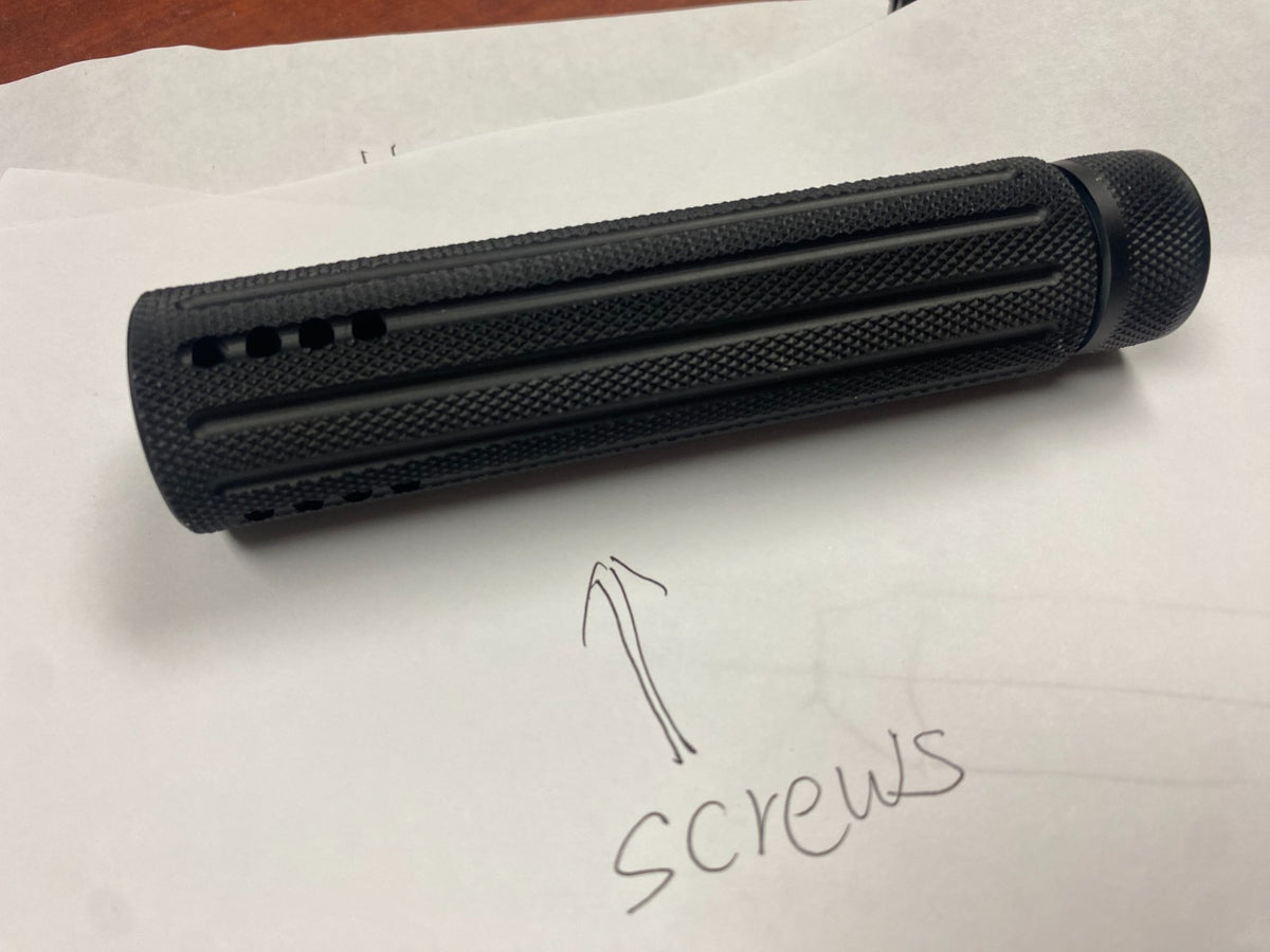 7.62mm .308 Slip-On Barrel Cover Aluminum Fits 5/8x24 Thread
