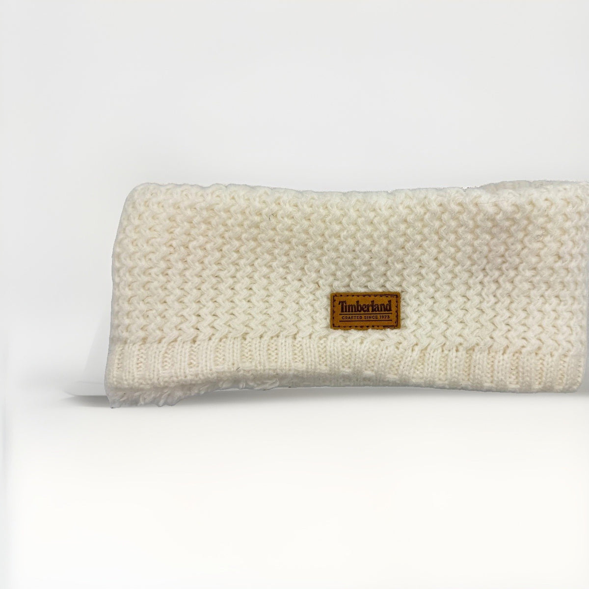 Women's Sherpa Lined Fleece Headband Earwarmer - White