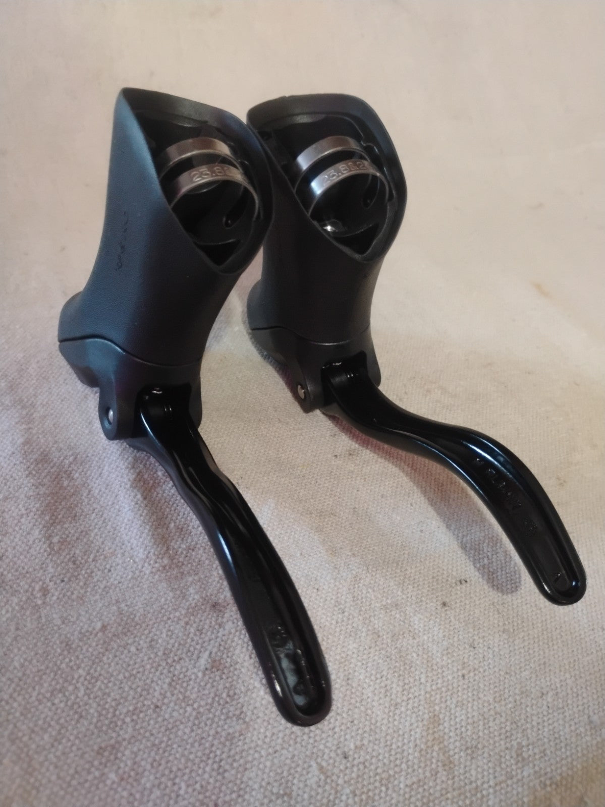 Bike Brake Lever Set for 23.8mm & 24.2mm Handlebars - Black