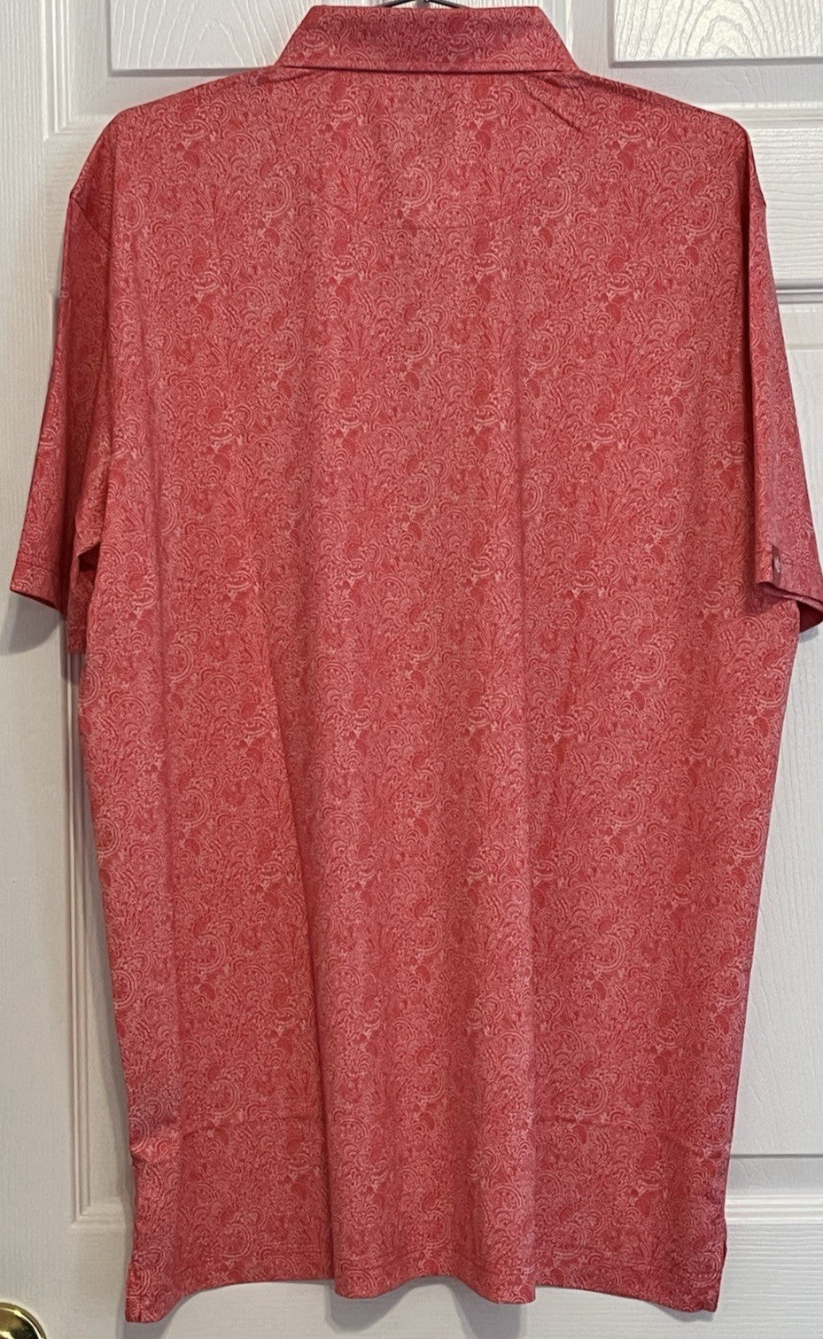 Golf Polo Shirt Men’s Athletic Watermelon Large - Donald Ross Sport Murdo